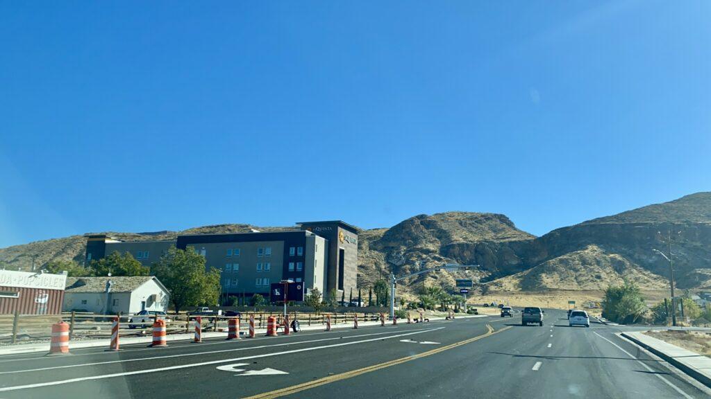 view of hotel from road