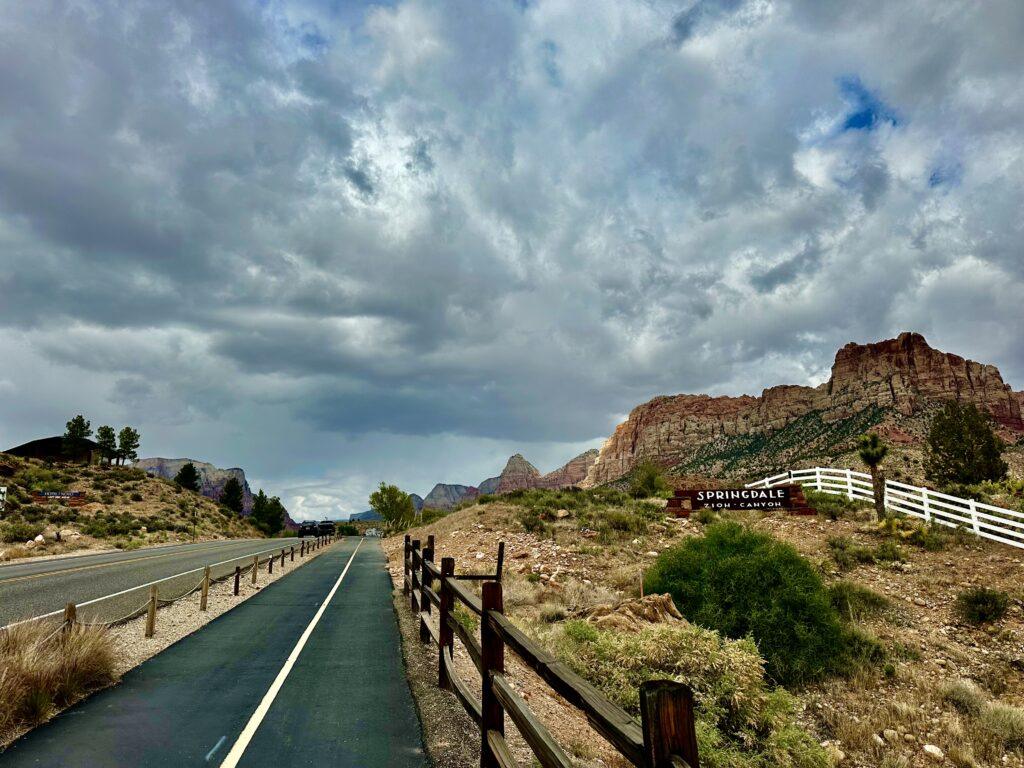 road into Springdale