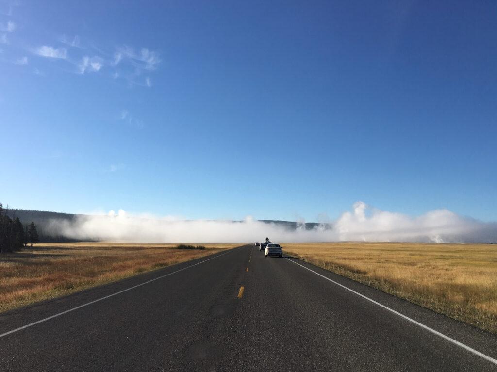 road in Yellowstone