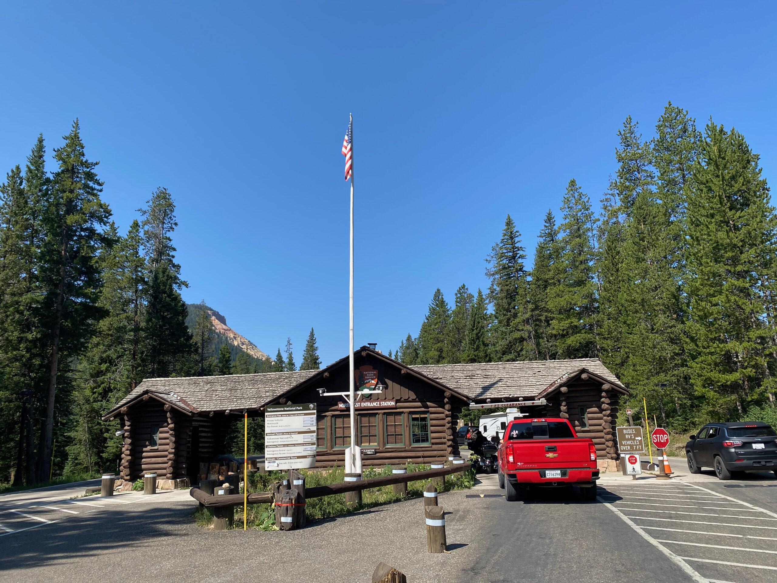 Yellowstone entrance booth