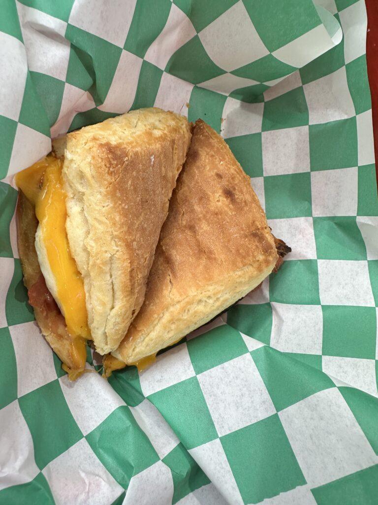breakfast sandwich