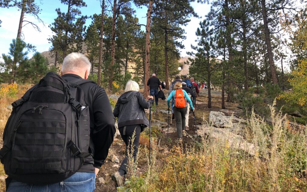 Small section of the trail