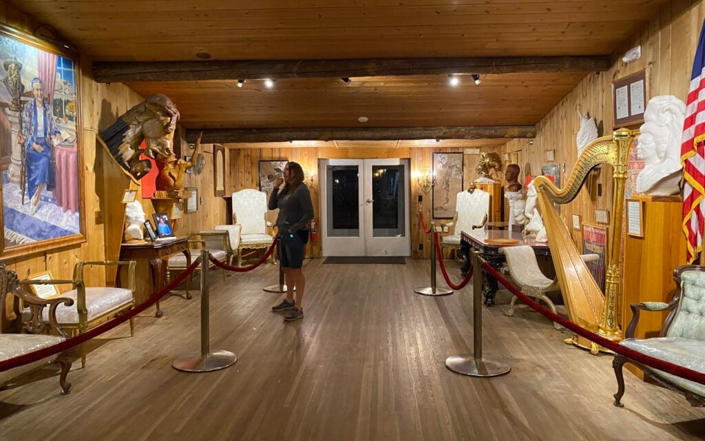 inside the sculptor studio