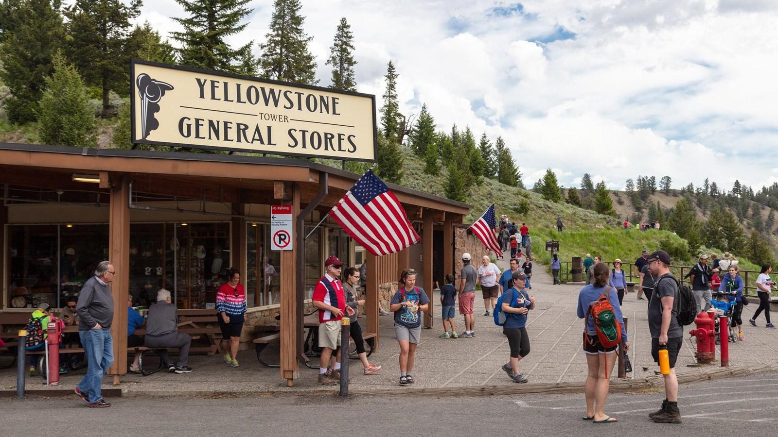 general store at Yellowstone National Park