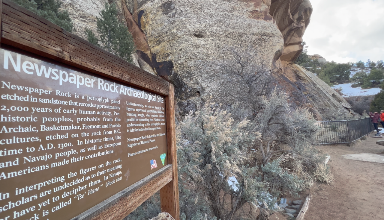 Page Rocks Utah Newspaper Rock: Amazing Rock Art Panel in Utah - We're in the Rockies