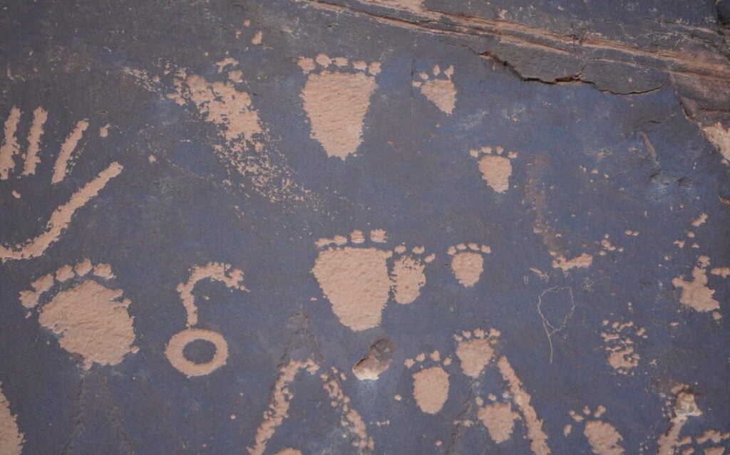 petroglyphs on Newspaper Rock