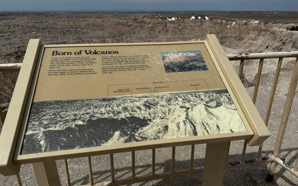 Overlook of Badlands