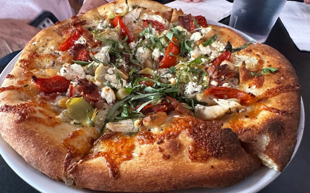 Pizza from Escalante Outfitters