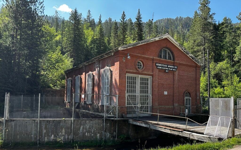 Homestake mining hydro plant
