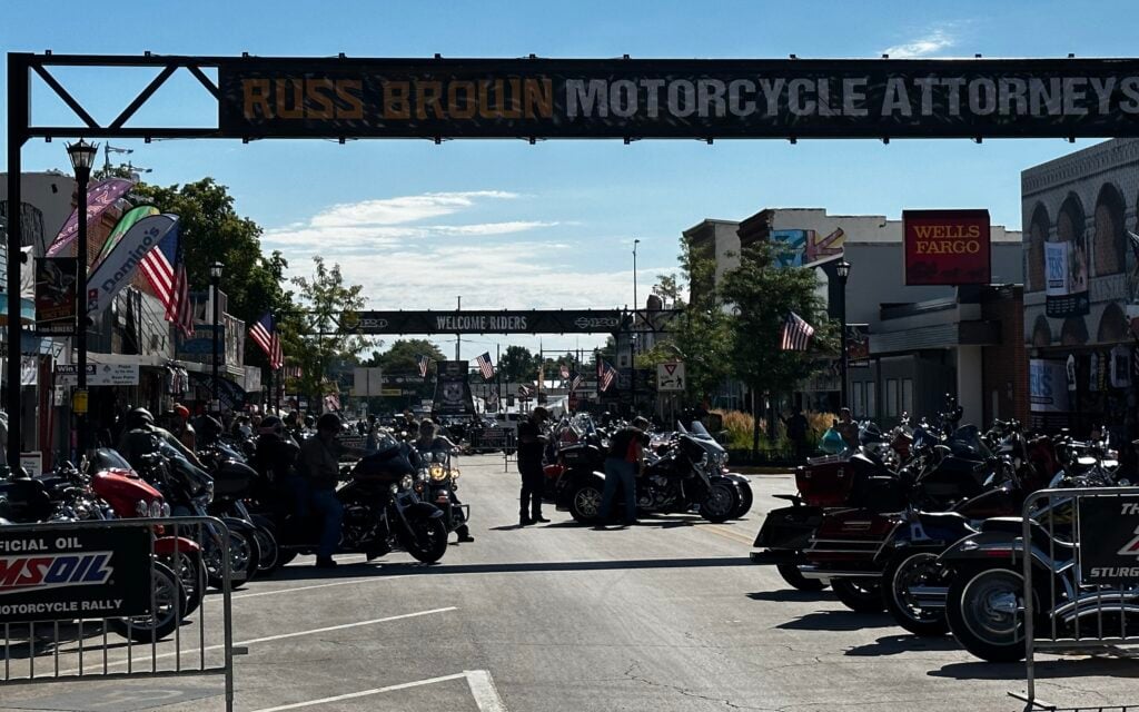 Motorcycles at Sturgis Motorcycle Rally South Dakota