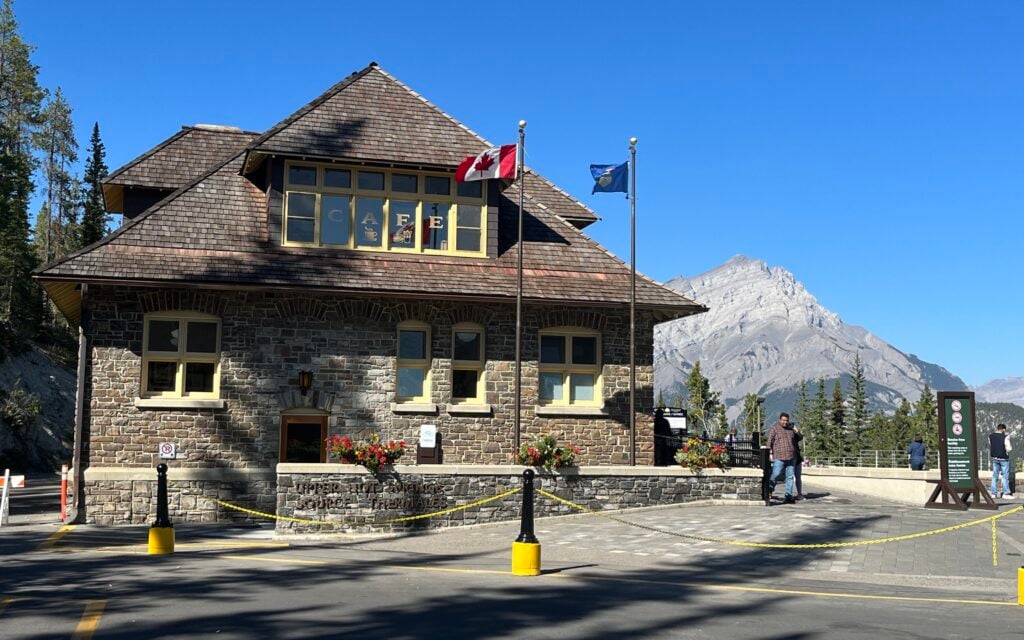 Hot springs building