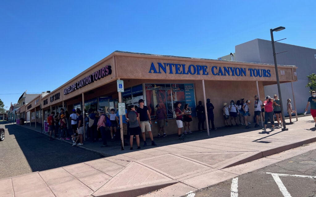 Antelope Canyon tour building