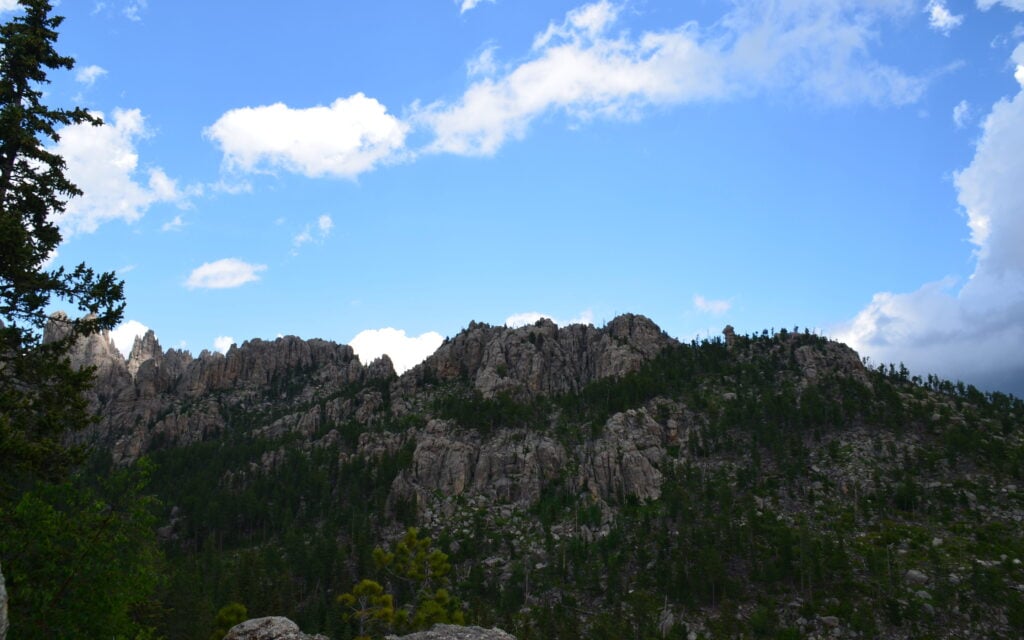 View of the Needles in South Dakota