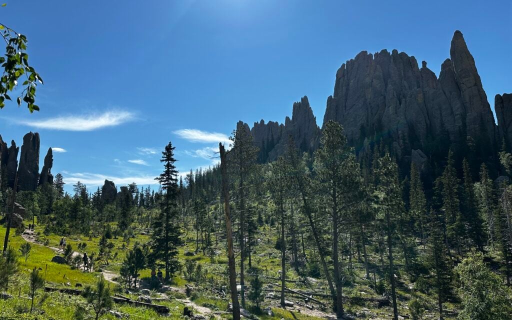 Views in Cathedral Spires hike