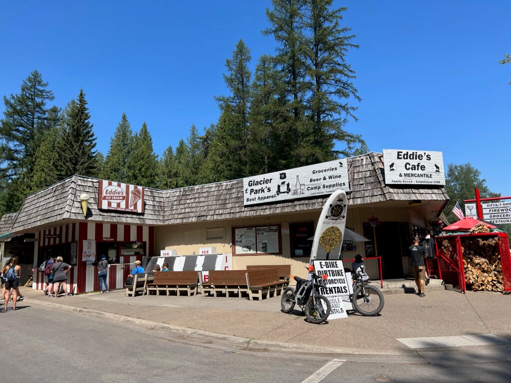 ice cream, cafe, and convenience store