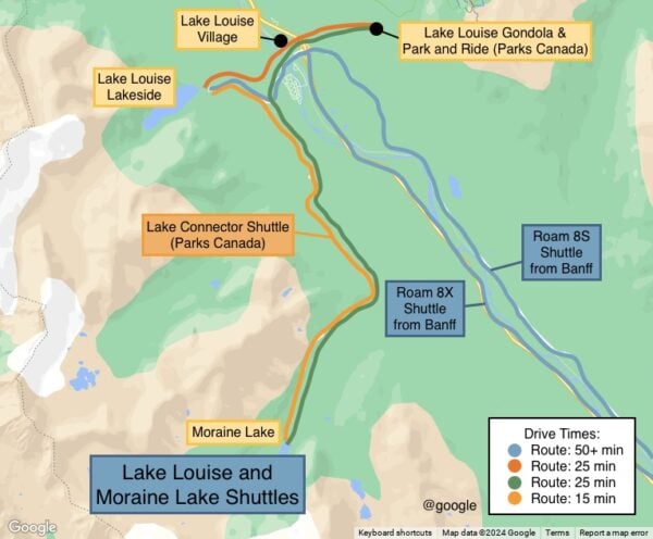 How to Get From Banff to Lake Louise - Travel Guide