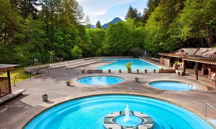 Hot springs pools