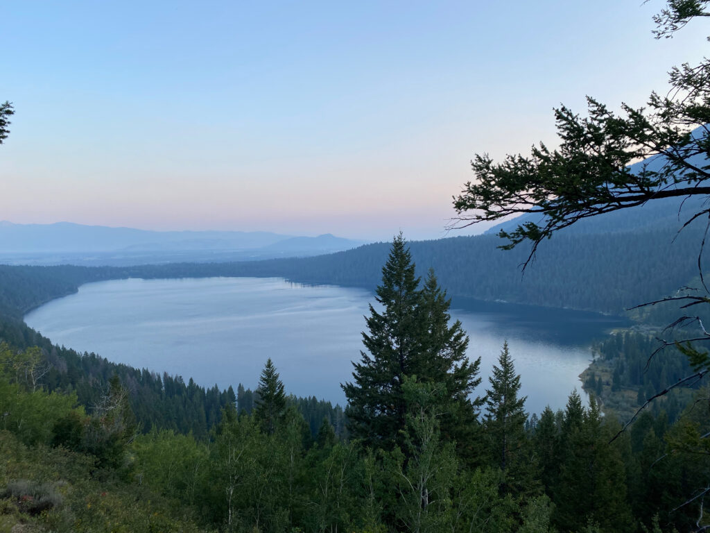 View of Phelps Lake from above