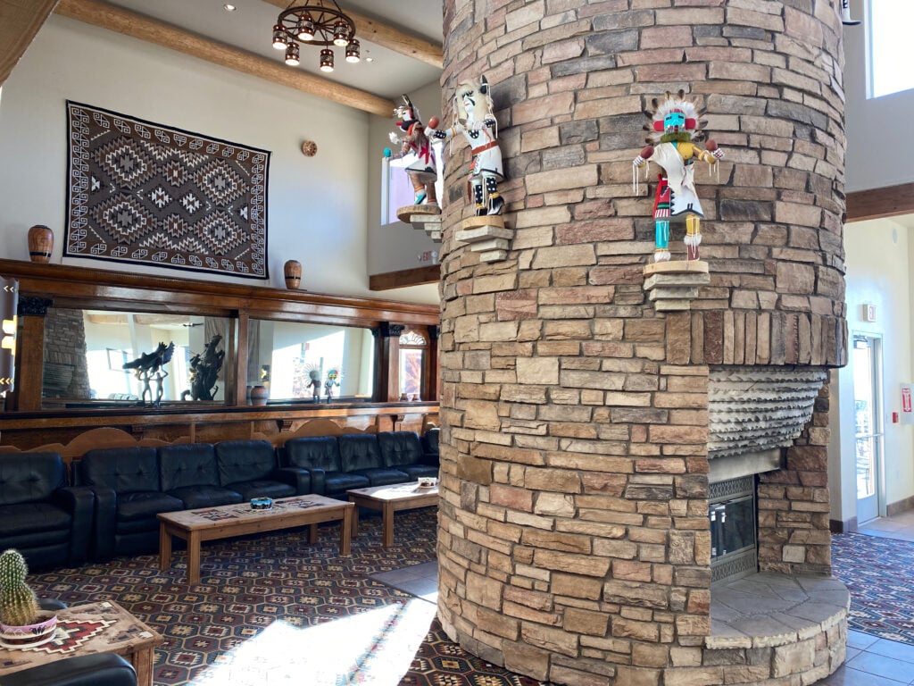 lobby of The View Hotel
