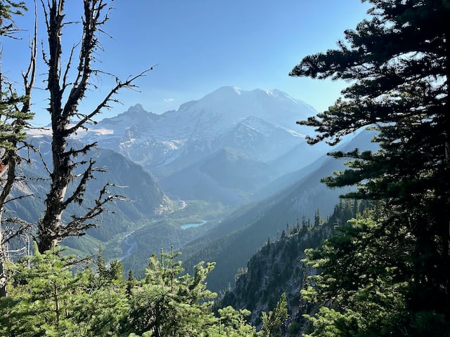 view of Mount Rainier from Sunrise Point
