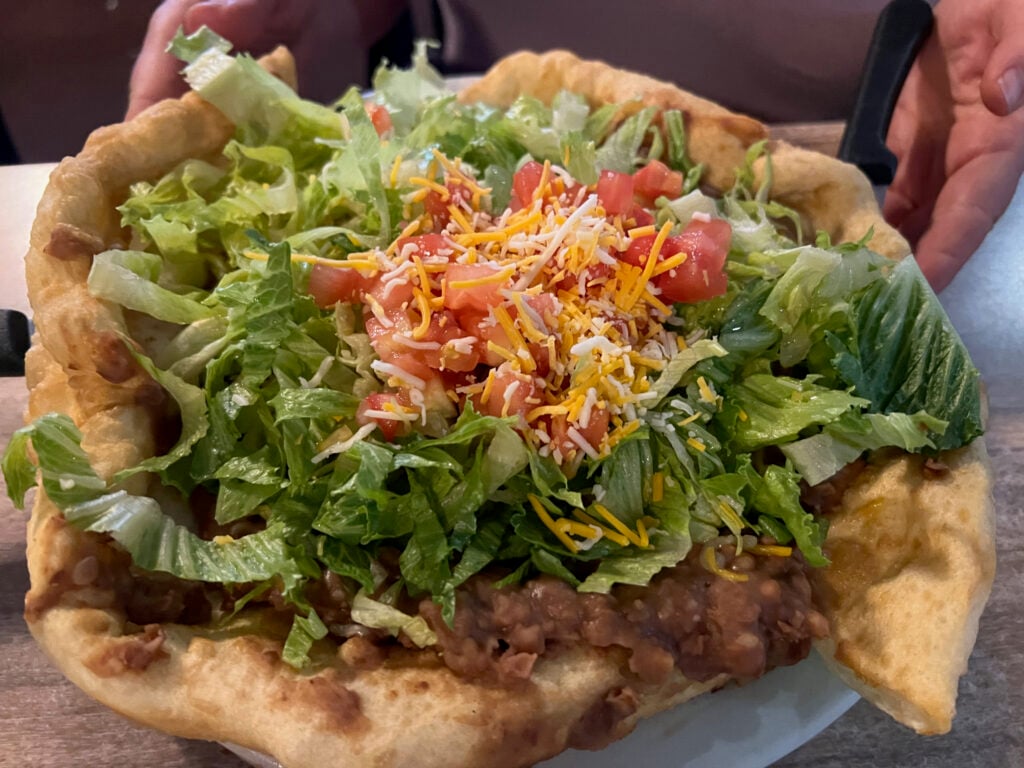 Navajo taco