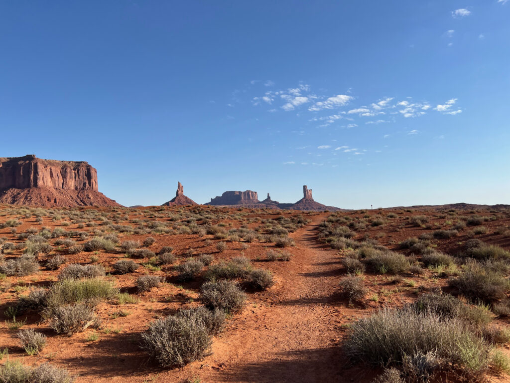 trail in Monument Valley