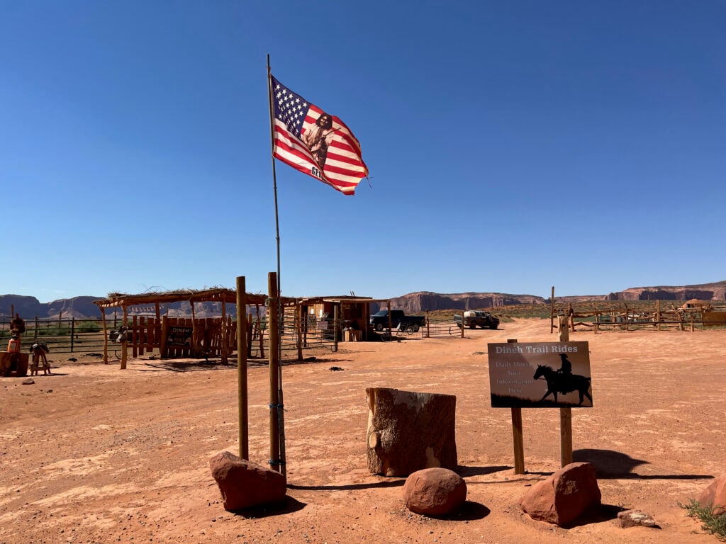 Along the Loop Road at Monument Valley
