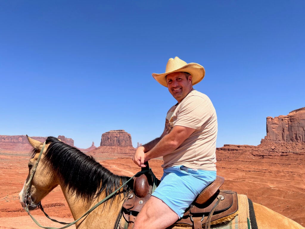 man on horse