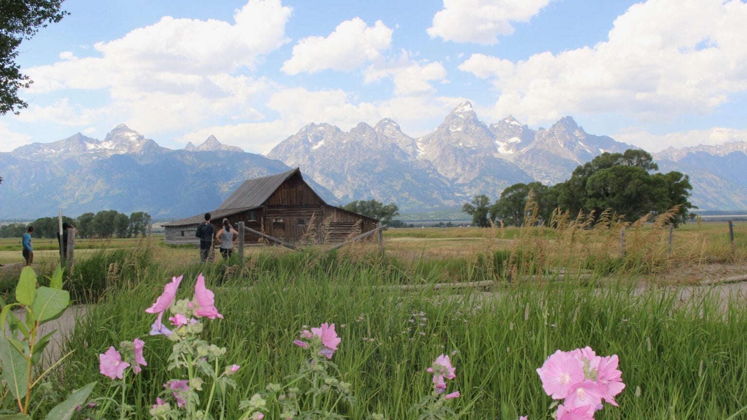 Scenic view of Grand Teton National Park
