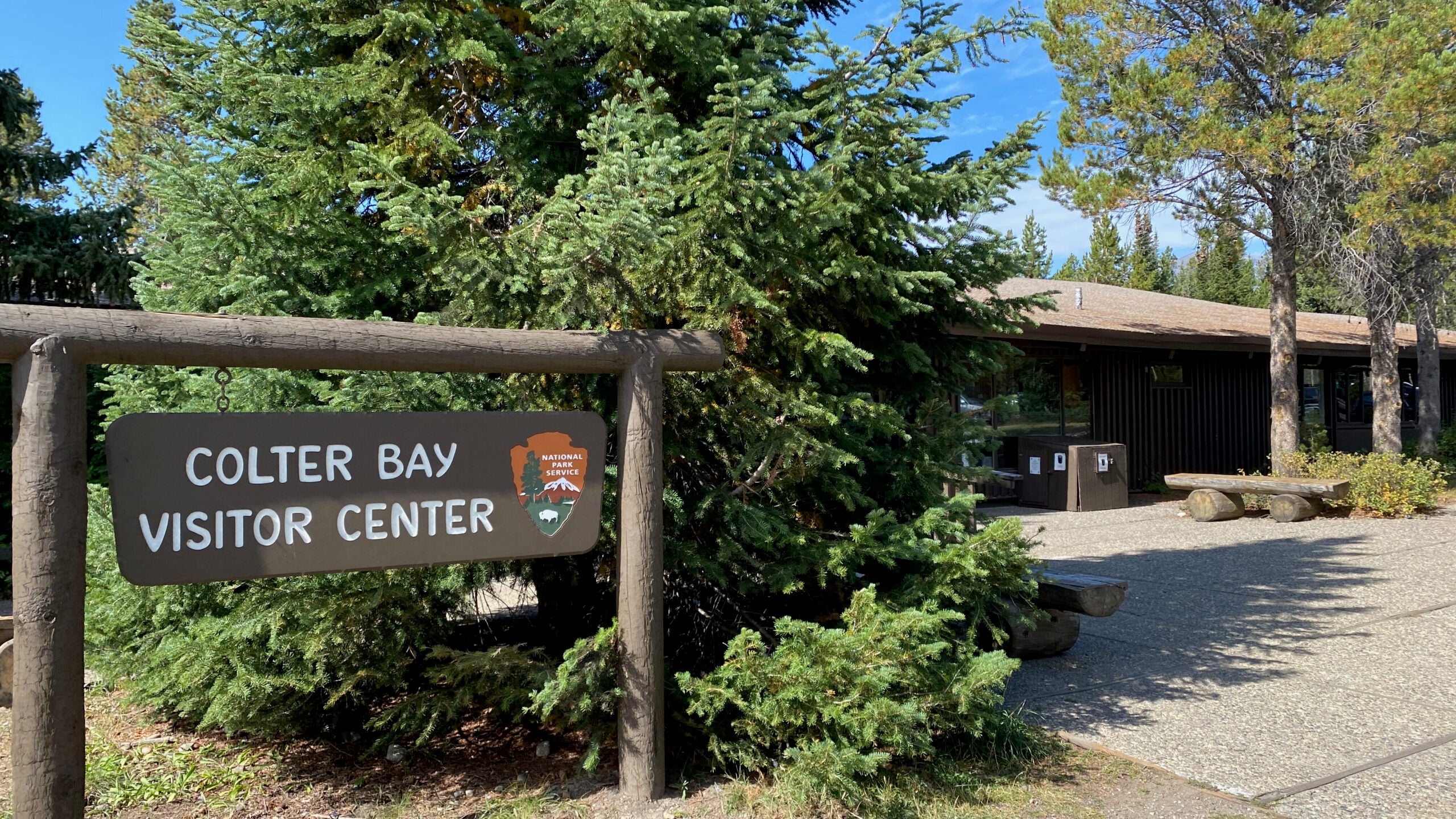 Colter Bay Visitor Center Sign