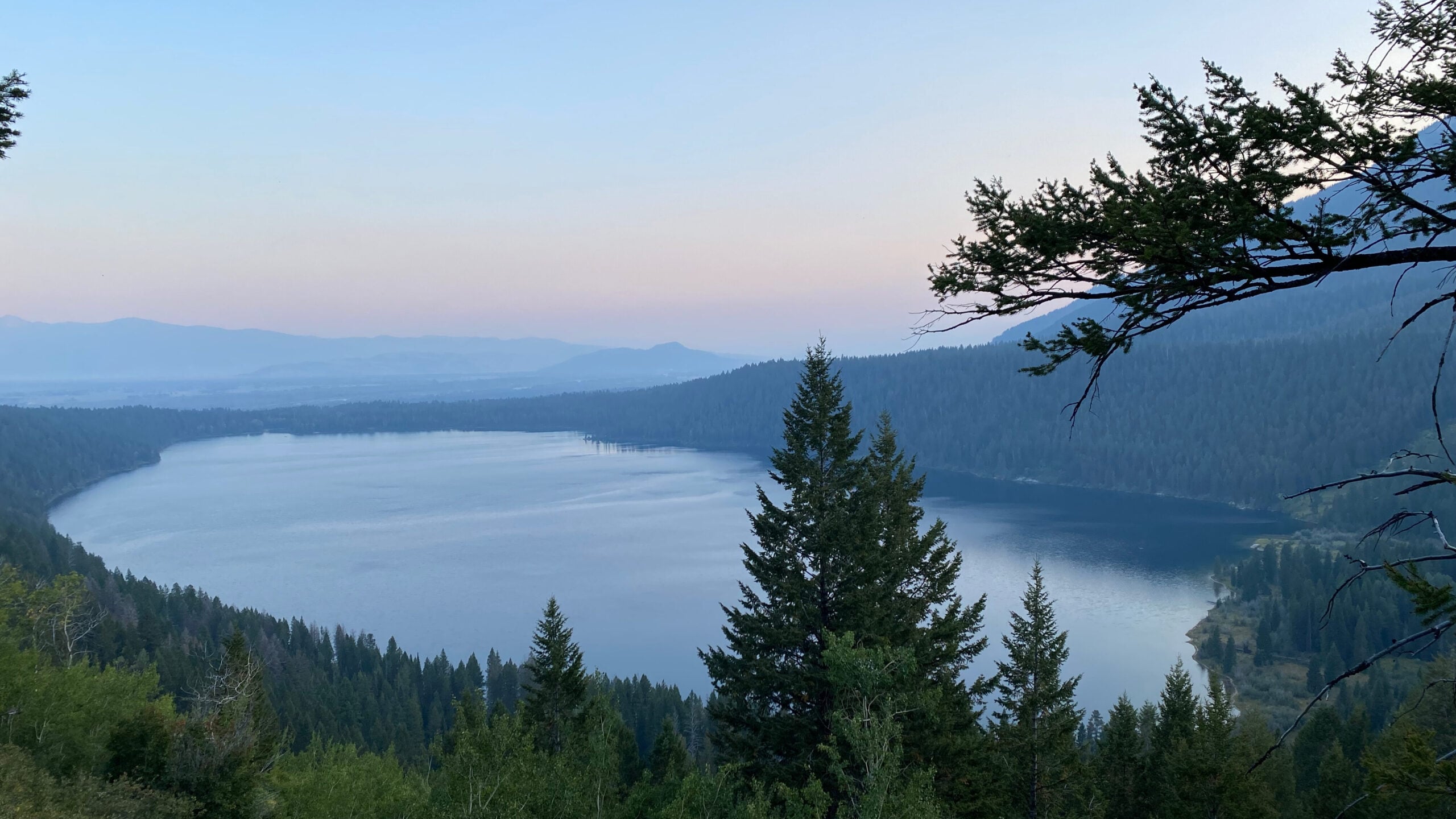 View of Phelps Lake from above