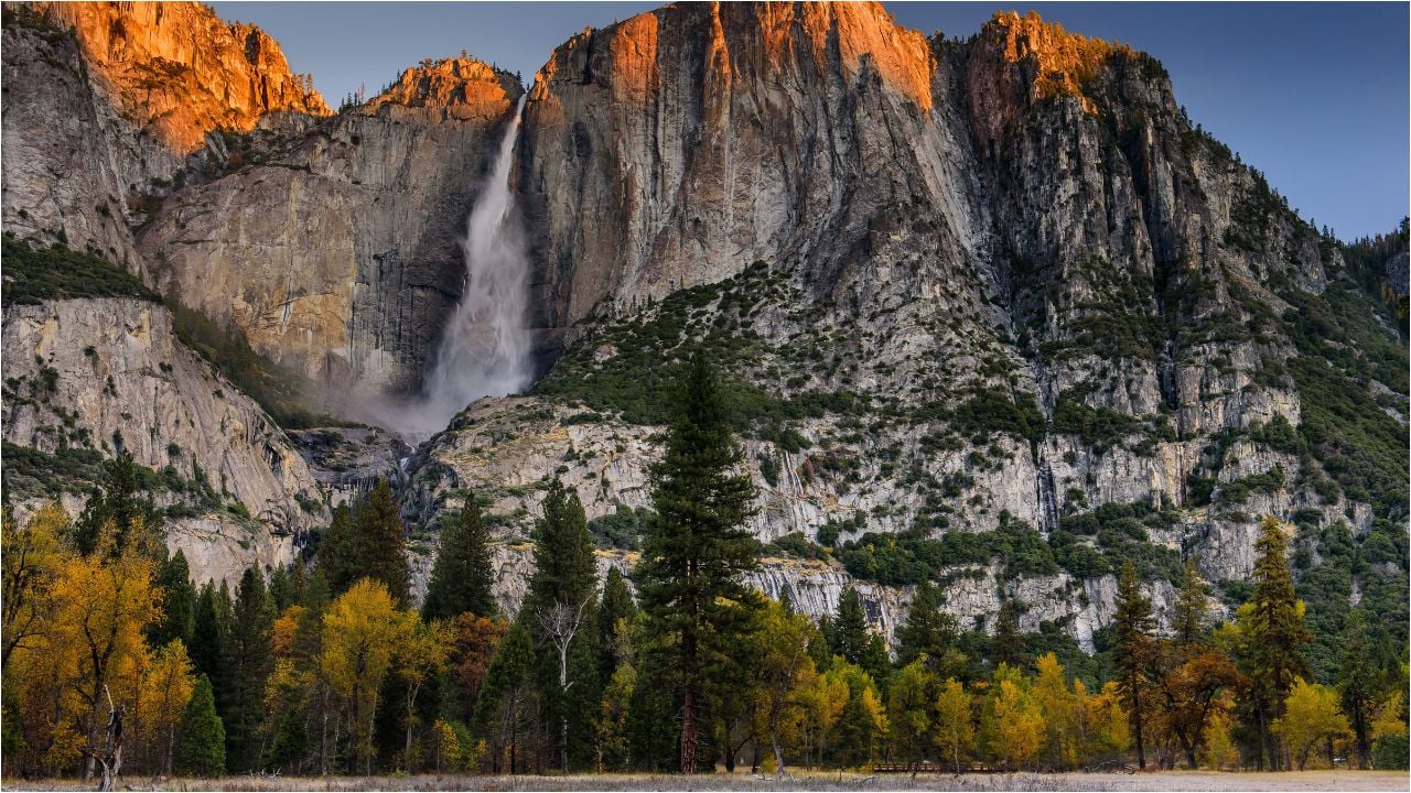 waterfall in Yosemite