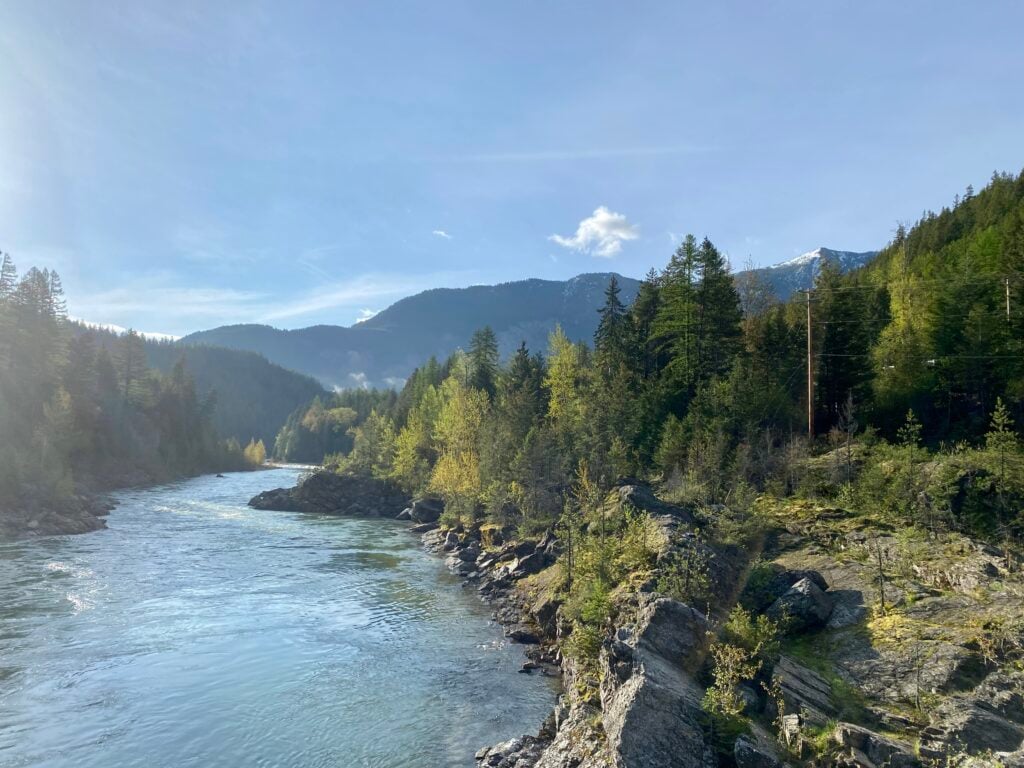 river in Glacier National Park
