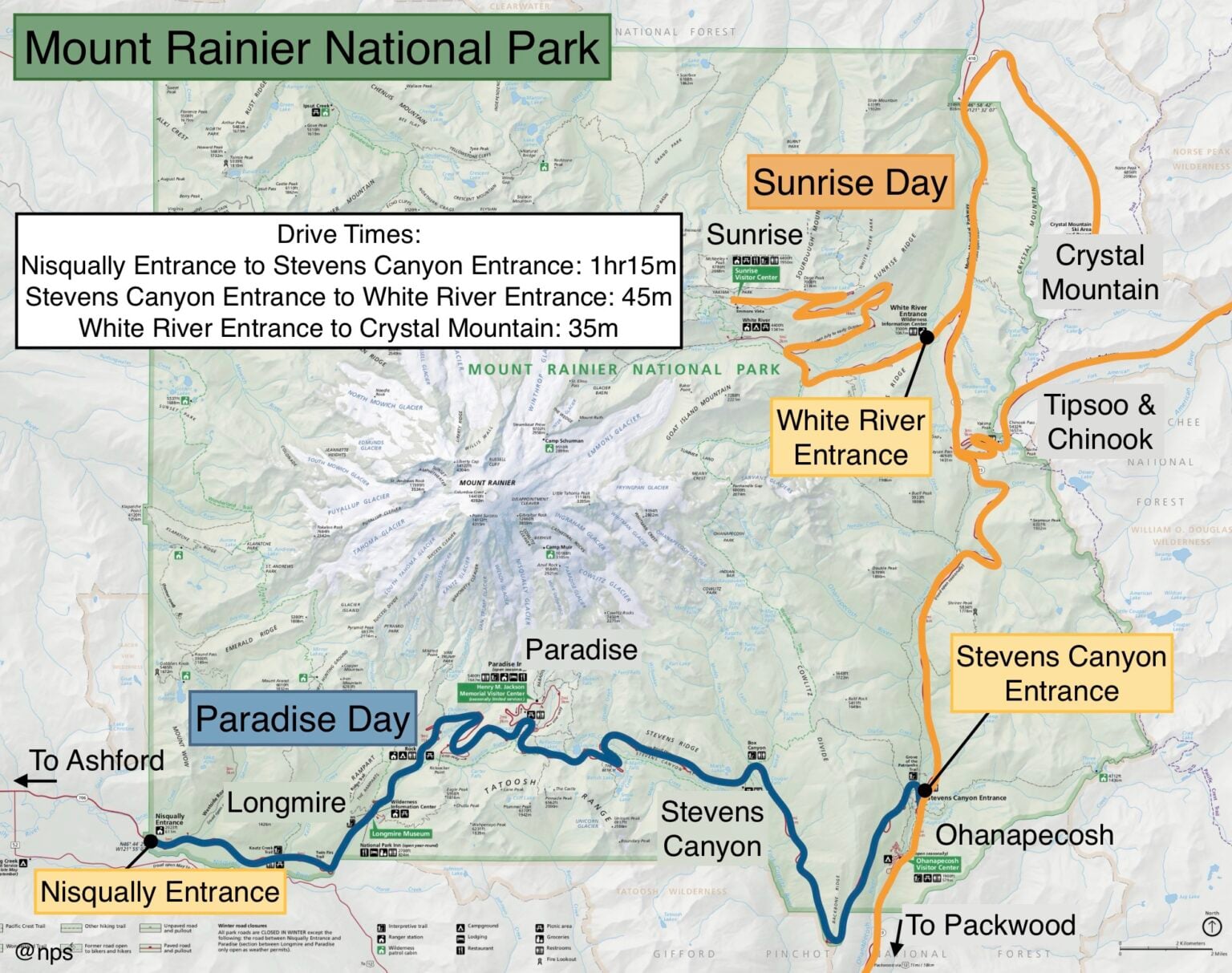 Mount Rainer Driving Driving in Mount Rainier: 10 Things You Need to Know - We're in the Rockies