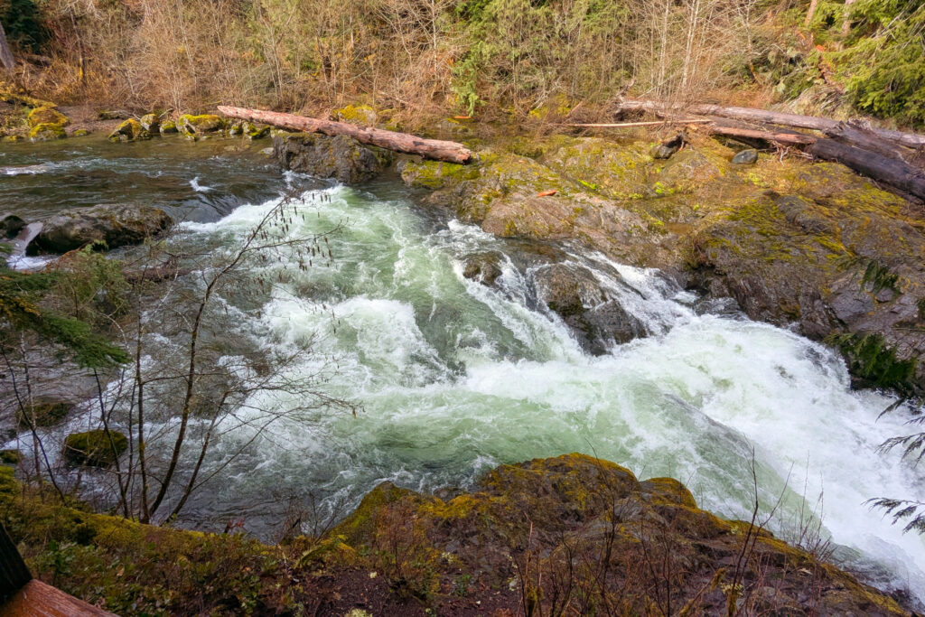 rushing river