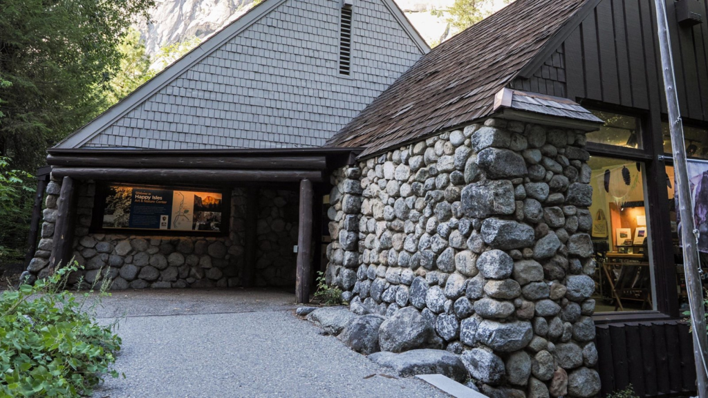 outside nature center in Yosemite