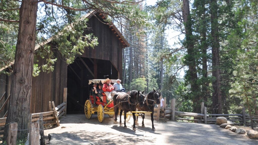 Horse drawn stage