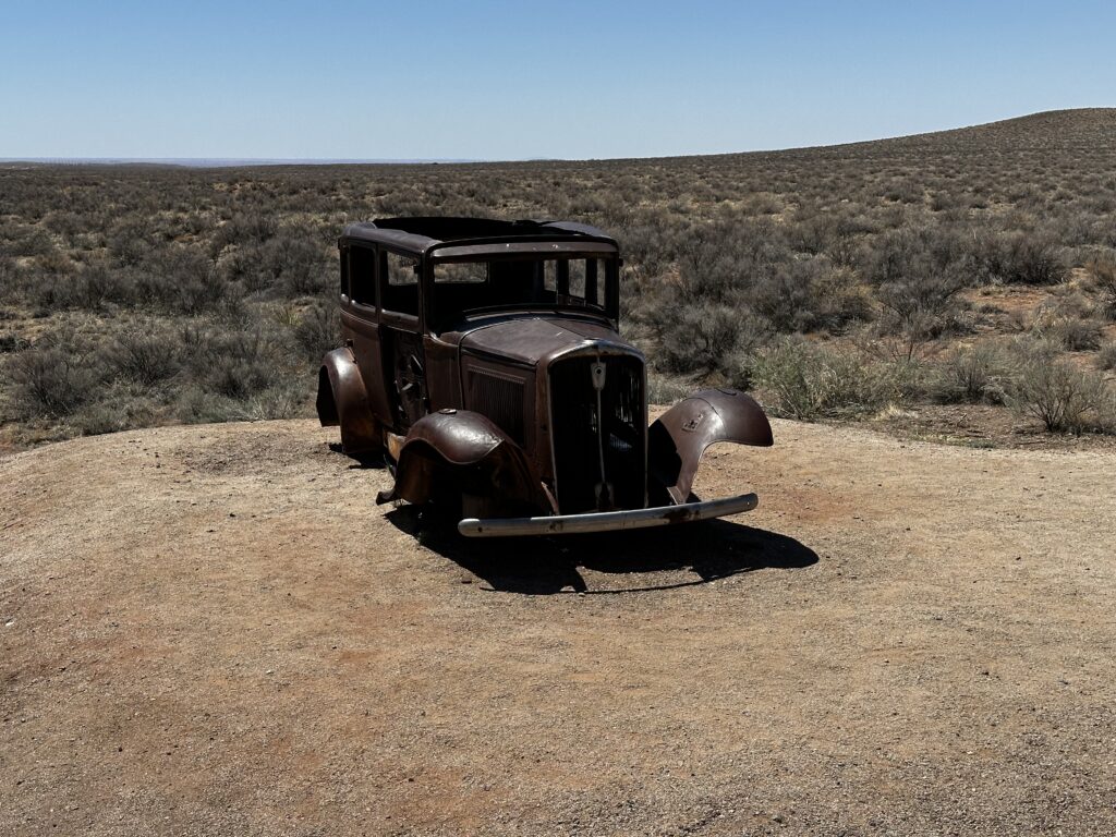 Rusted Jalopy Car