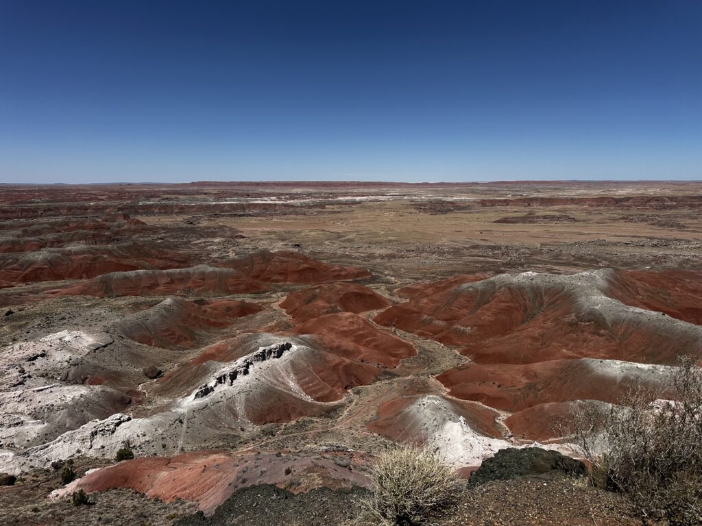 Red sand dunes landscape