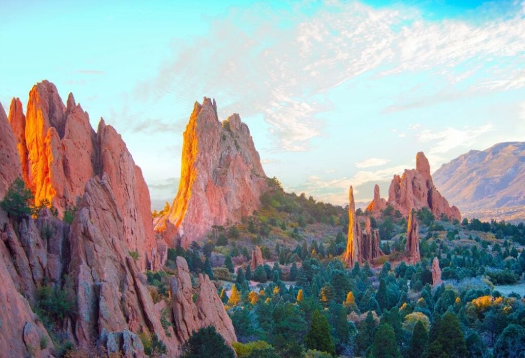 spiky rock formations