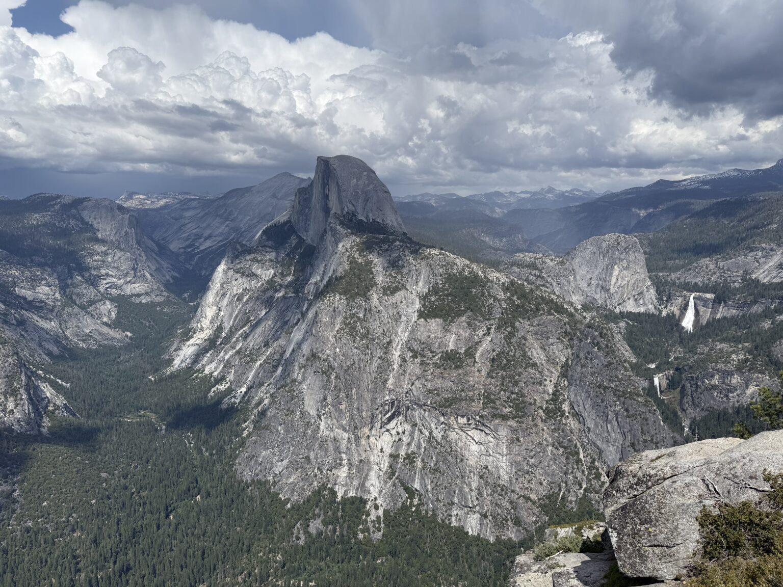 Scenic view of Yosemite National Park