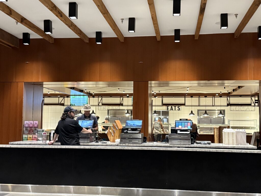 serving area of restaurant