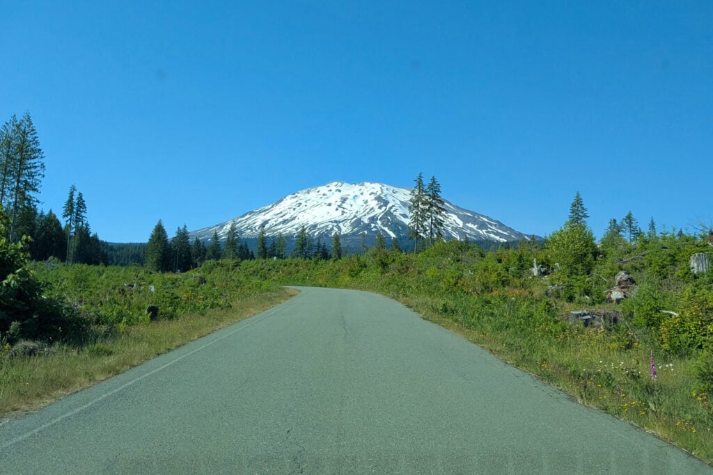 view of Mount St. Helens