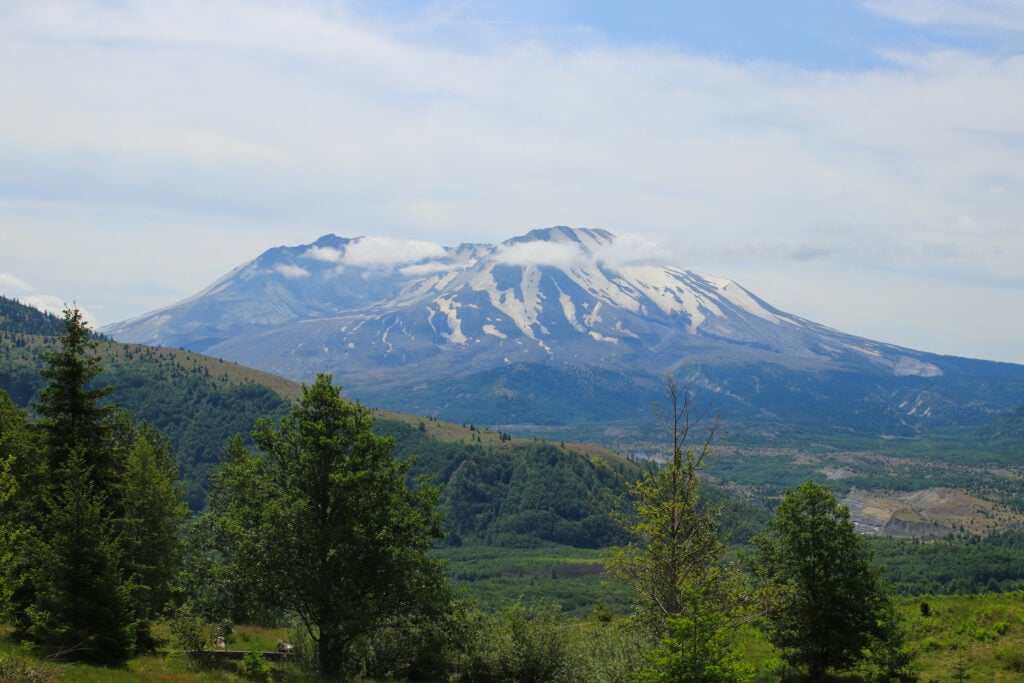 view of Mount St. Helens