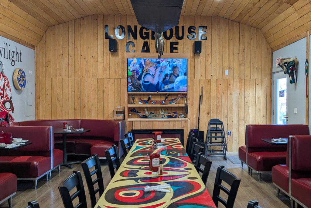 dining room of restaurant