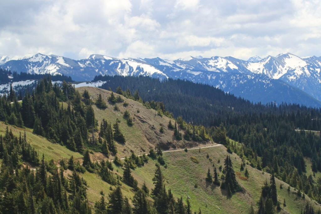 view of mountains