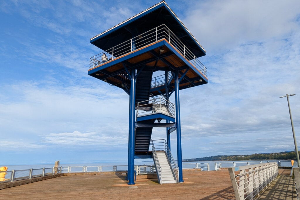 tower on dock