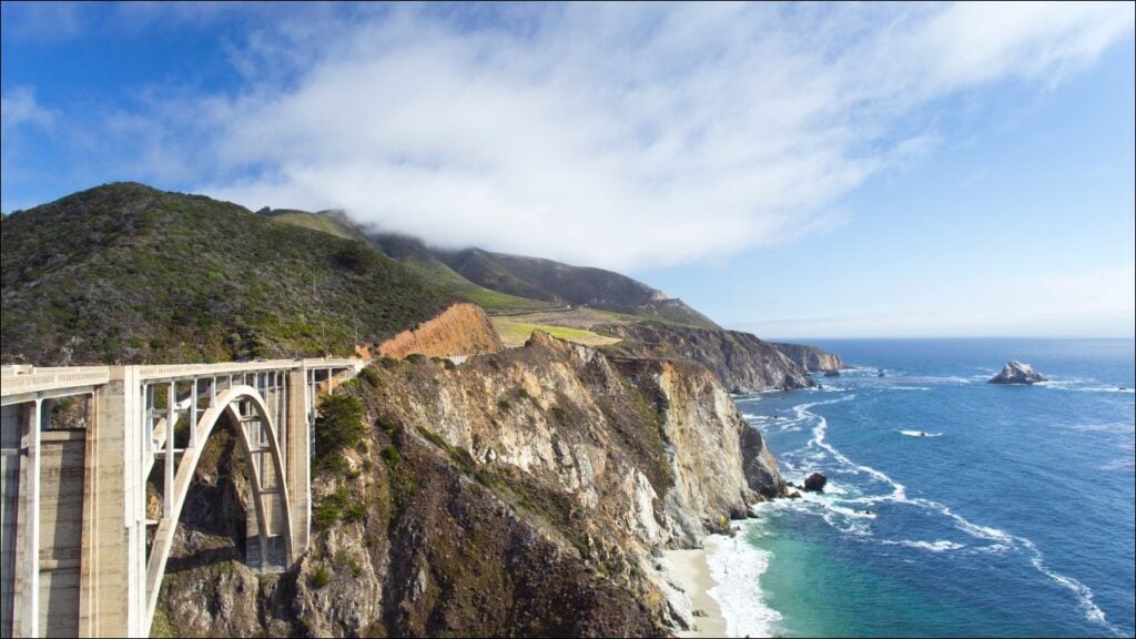 bridge near ocean