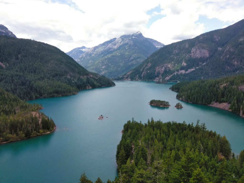 lake in mountains