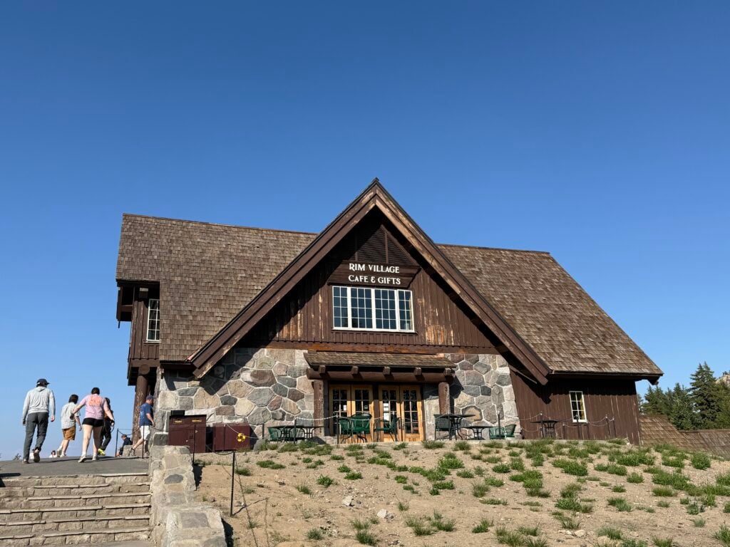 Old wood and stone building